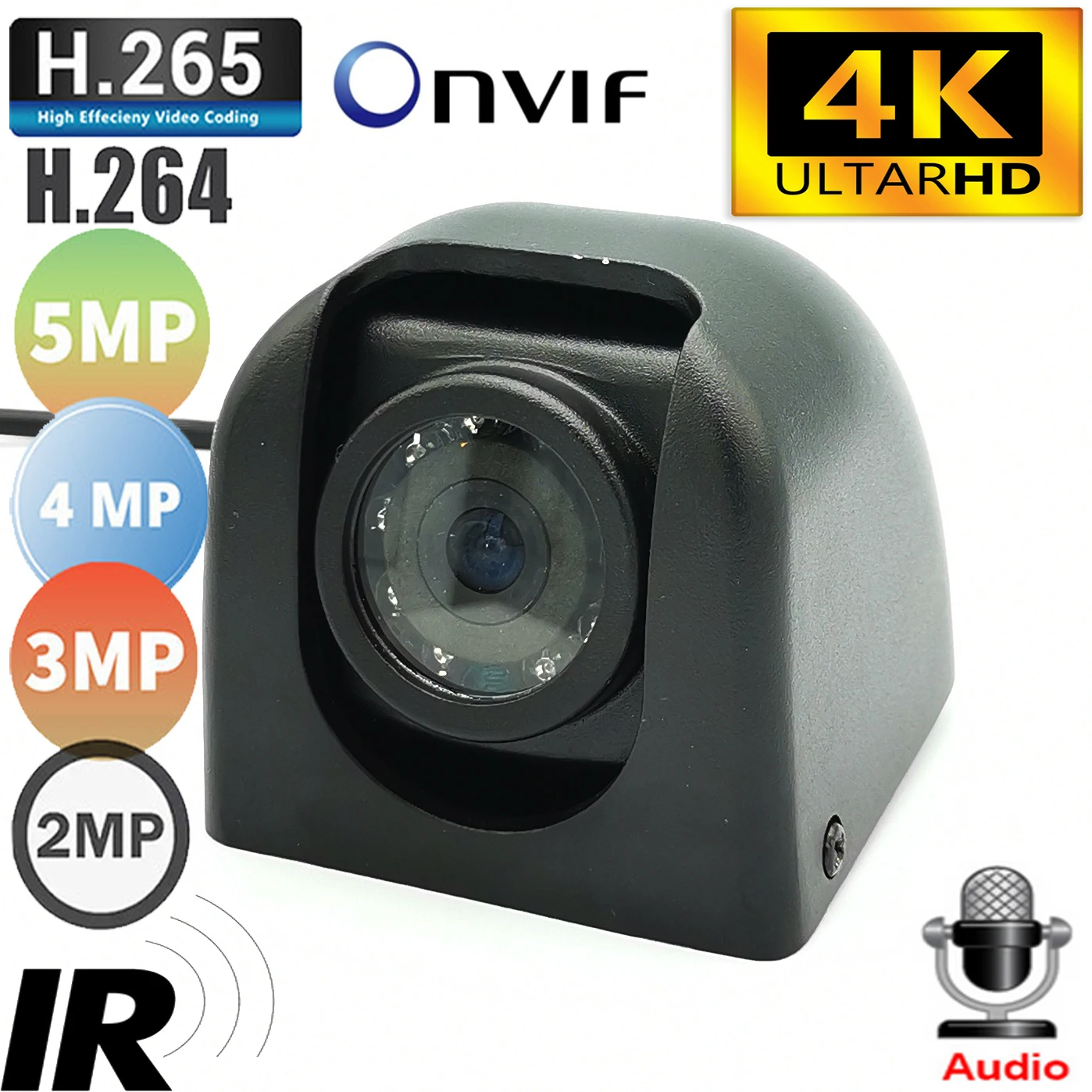 Камера видеонаблюдения 4K 8 Мп 5 МП 3 2 1 водостойкая 940 нм инфракрасная мини-IP-камера