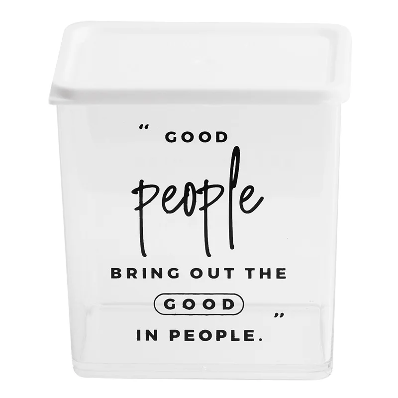 Пластиковый контейнер для хранения зерен пасты конфет приправ печенья|Бутылки и