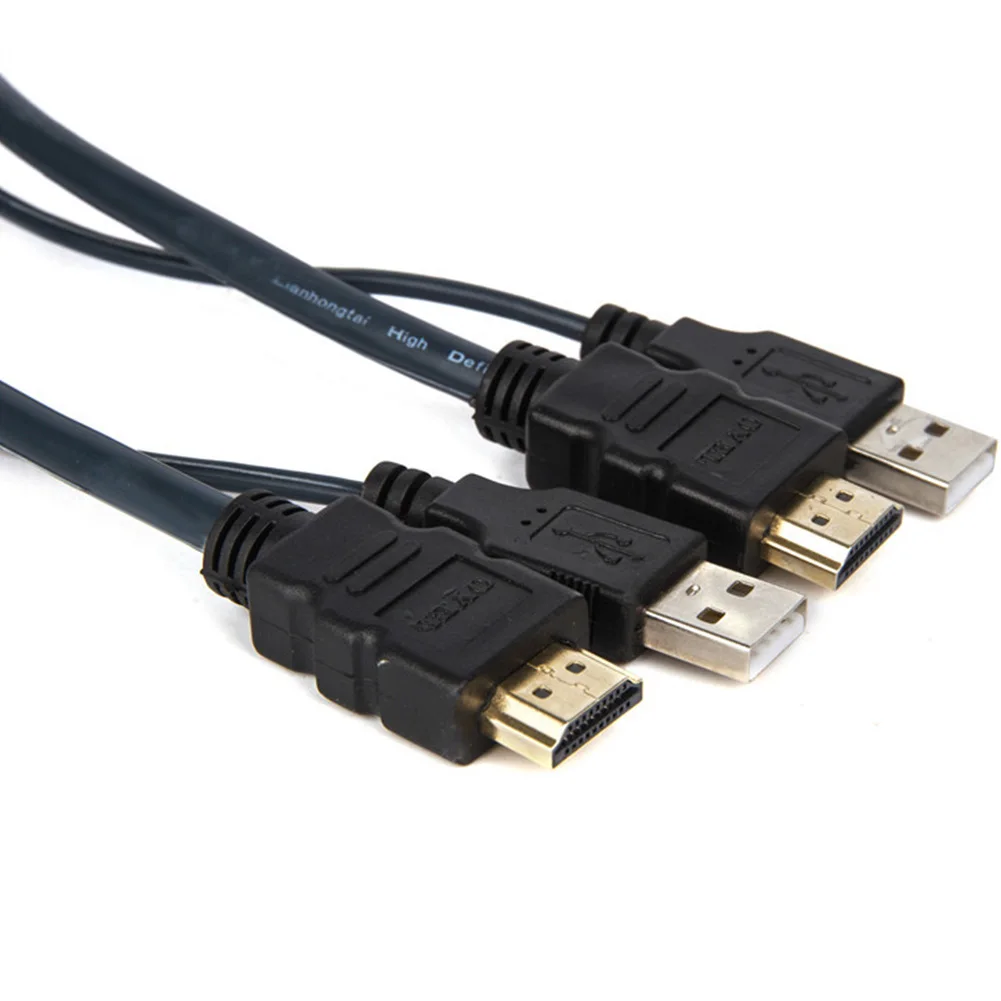 2 порта компьютер ноутбук ТВ проектор HDMI аксессуары сплиттер коробка клавиатура
