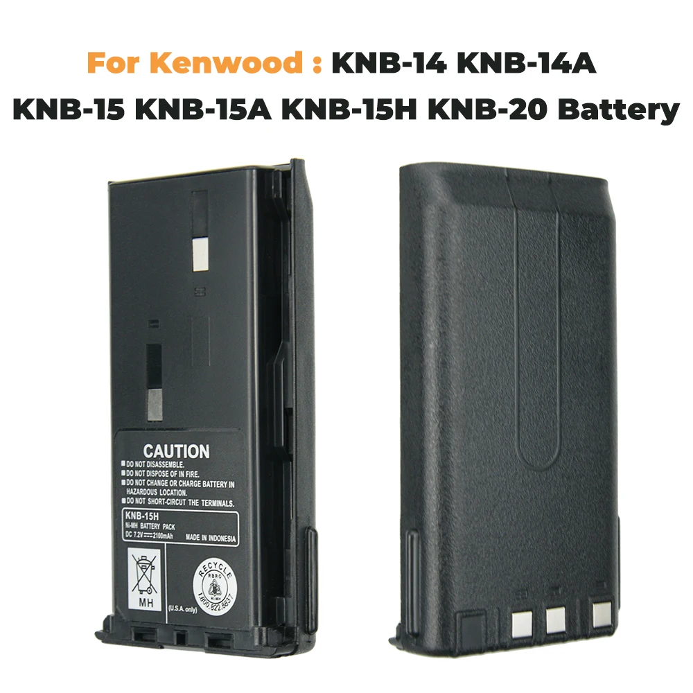 KNB-15H KNB-15A KNB-15 KNB-14 2100 мАч Ni-MH батарея для Kenwood KNB-20 TK-260 TK-260G TK-270G TK-272G TK-360 TK-370G |