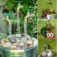 invisible flowing spout watering can fountain zinc alloy floating tap fountain for indoor home garden outdoor decoration %d9%86%d8%a7%d9%81%d9%88%d8%b1%d8%a9