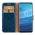 Чехол-книжка для Samsung Galaxy Note 10 9 8 S10 S8 S9 Plus S10e S6 S7 Edge J1 S5 S4 Mini S3 Grand J2 Prime, кожаный
