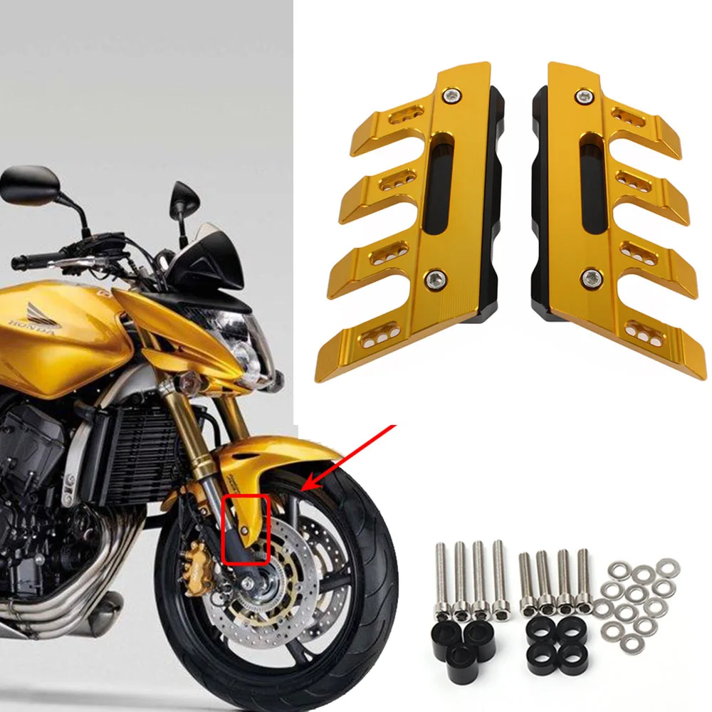 

For HONDA CB600F CB 600F HORNET 600 Motorcycle Mudguard Front Fork Protector Guard Block Front Fender Slider Accessories