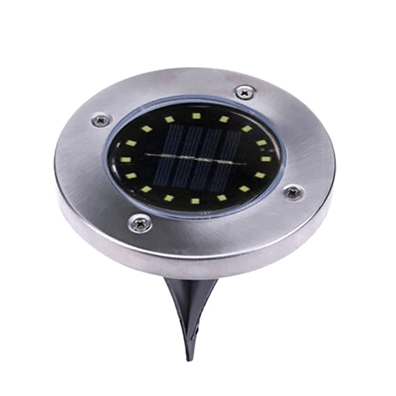 Солнечная энергия похороненный светильник с 16Led 2V/100Ma лампа Открытый Путь сад
