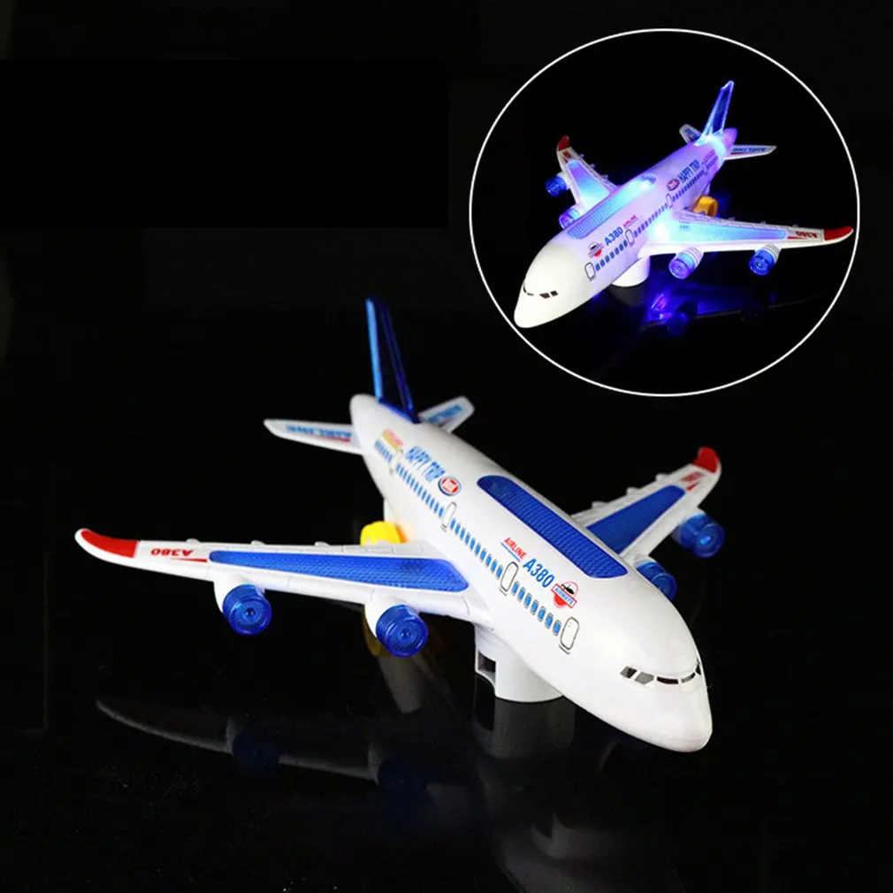 Аэробус A380 пассажирский самолет модель Электрическая универсальная музыка