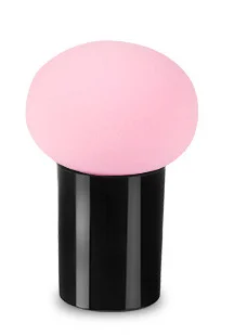Pink with Box 1 шт. губка для макияжа с коробкой милая Грибная голова Косметическая сухая влажная двойного назначения пудра большая с тамповой коробкой посылка Прямая поставка - Handle Color: Pink with Box