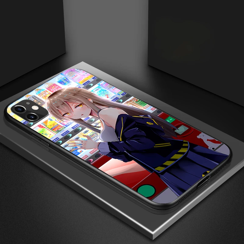 

Silicone Case Cover for iPhone 7 8 Plus 11 12 13 Pro MAX XR XS MAX X 6 6S Plus Smartphone Accessories Shell Anime Original