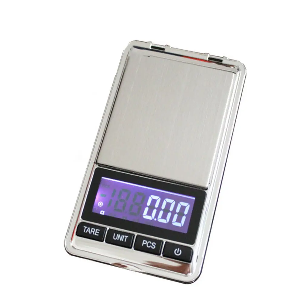 

Electronic Digital Pocket Scale 0.01g/0.1g Precision Mini Jewelry Weighing Scale LCD Backlight Scales 0.1g for Kitchen 200/500g