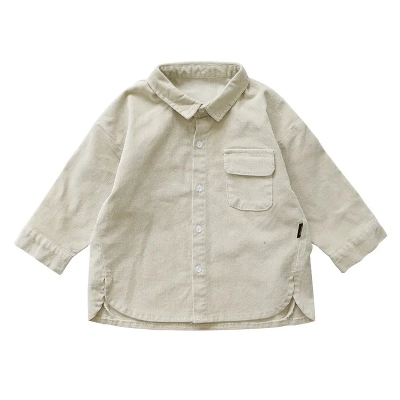 Рубашка Вельветовая для мальчиков и девочек, на осень и зиму, на возраст от 1 до 7 лет, в Корейском стиле, 2019 от AliExpress RU&CIS NEW