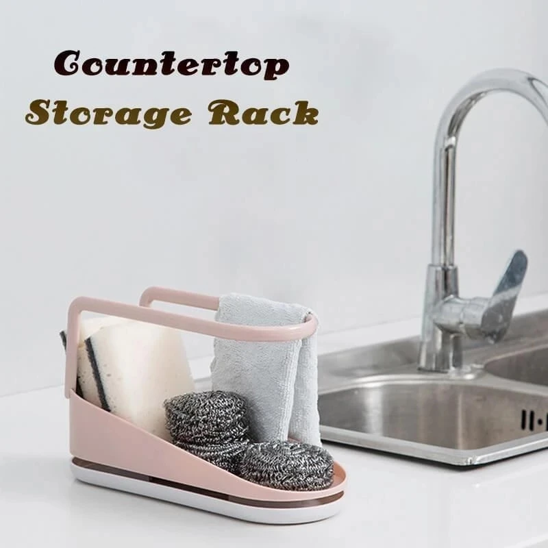 Кухонный держатель органайзер для раковины с вешалкой полотенец удобная сушилка