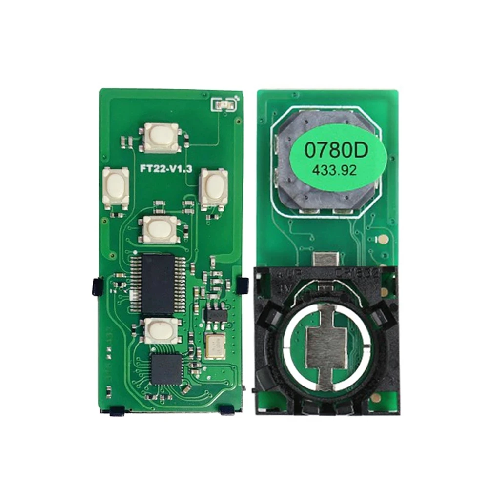 

Lonsdor FT22-0780D 433,92 МГц Смарт ключа RFID Перейти пульт дистанционного ключа PCB с 4D чип для Toyota Alphard 2006-2016 для Suabru доска 0780