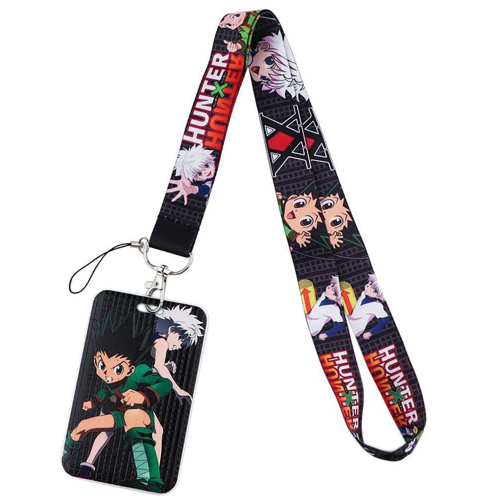 LT17 аниме красное облако шнурок кредитный идентификационный значок держатель