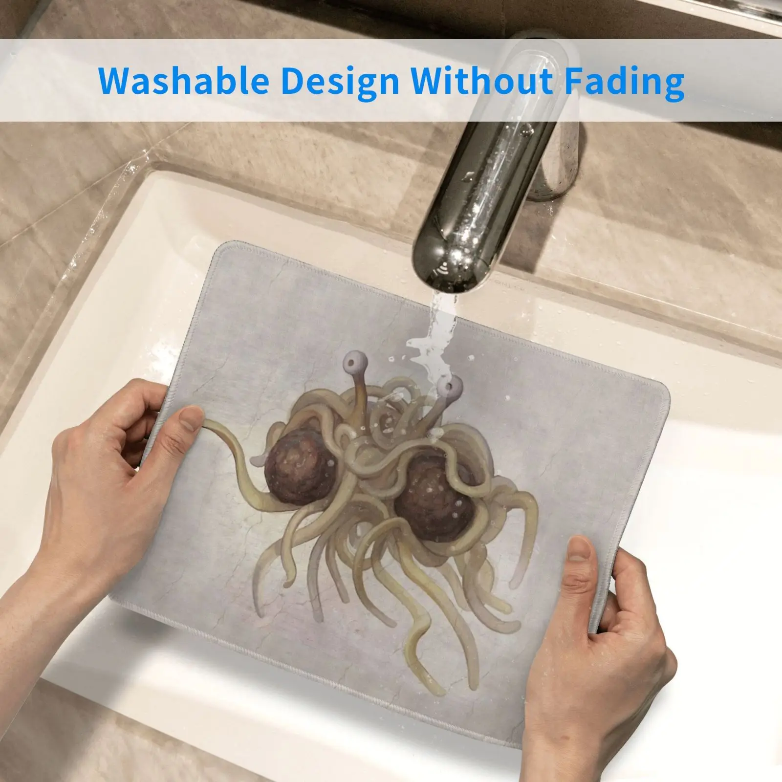 

Beanie-Flying Spaghetti Monster Mouse Pad 326 Quarantine Self Quarantining Self Quarantine