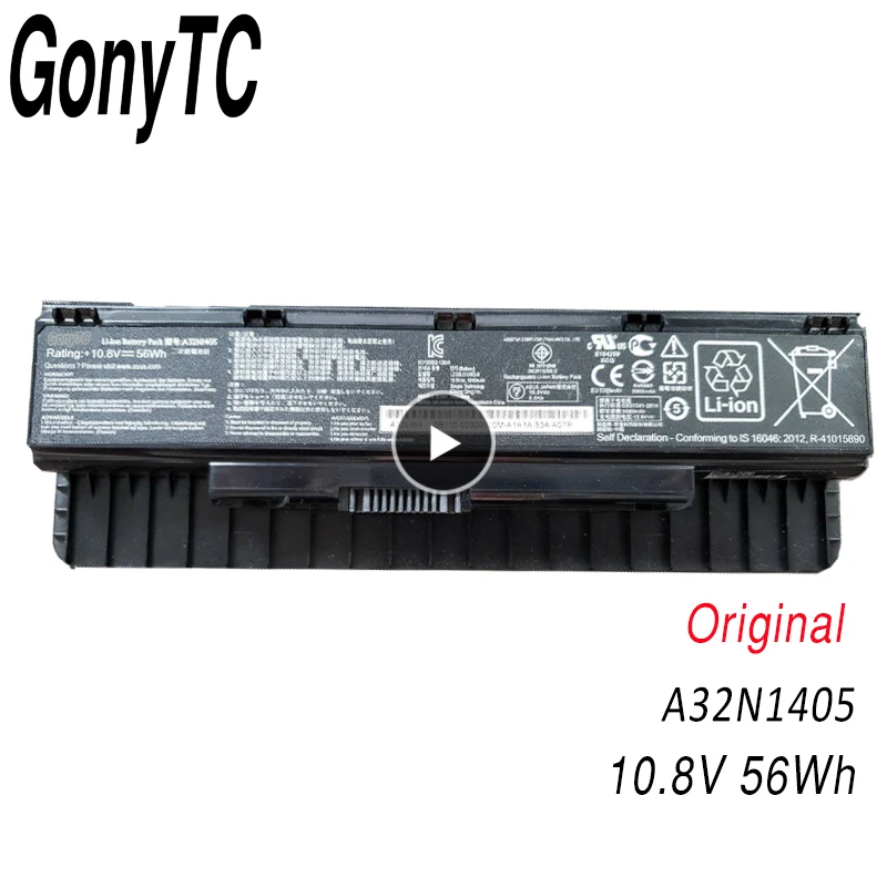 Оригинальный новый аккумулятор GONYTC A32N1405 для ASUS ROG N551 N751 N751JK G551 G771 G771JK GL551 GL551JK GL551JM