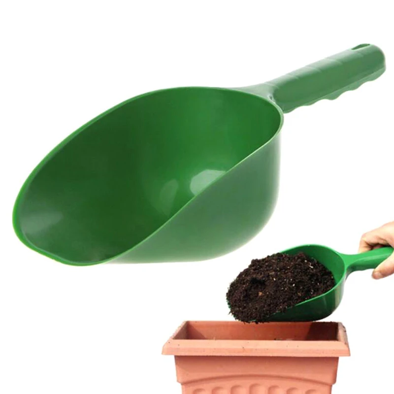 

1pc Plastic Garden Scoop Multi-function Plant Soil Shovel Spoons Digging Tool Cultivation Weeding Tool Plastic soil shovel