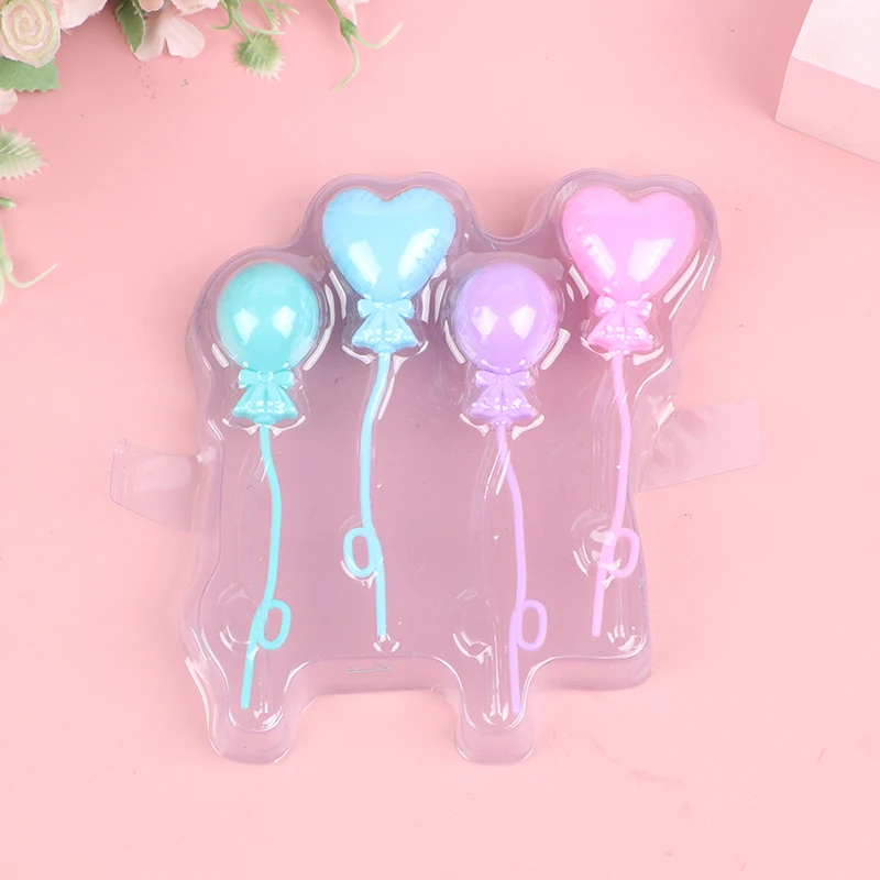 

Children Toys Plastic Toy Ballon 4pcs In Set with 2 Styles 10cm Length 2-3cm