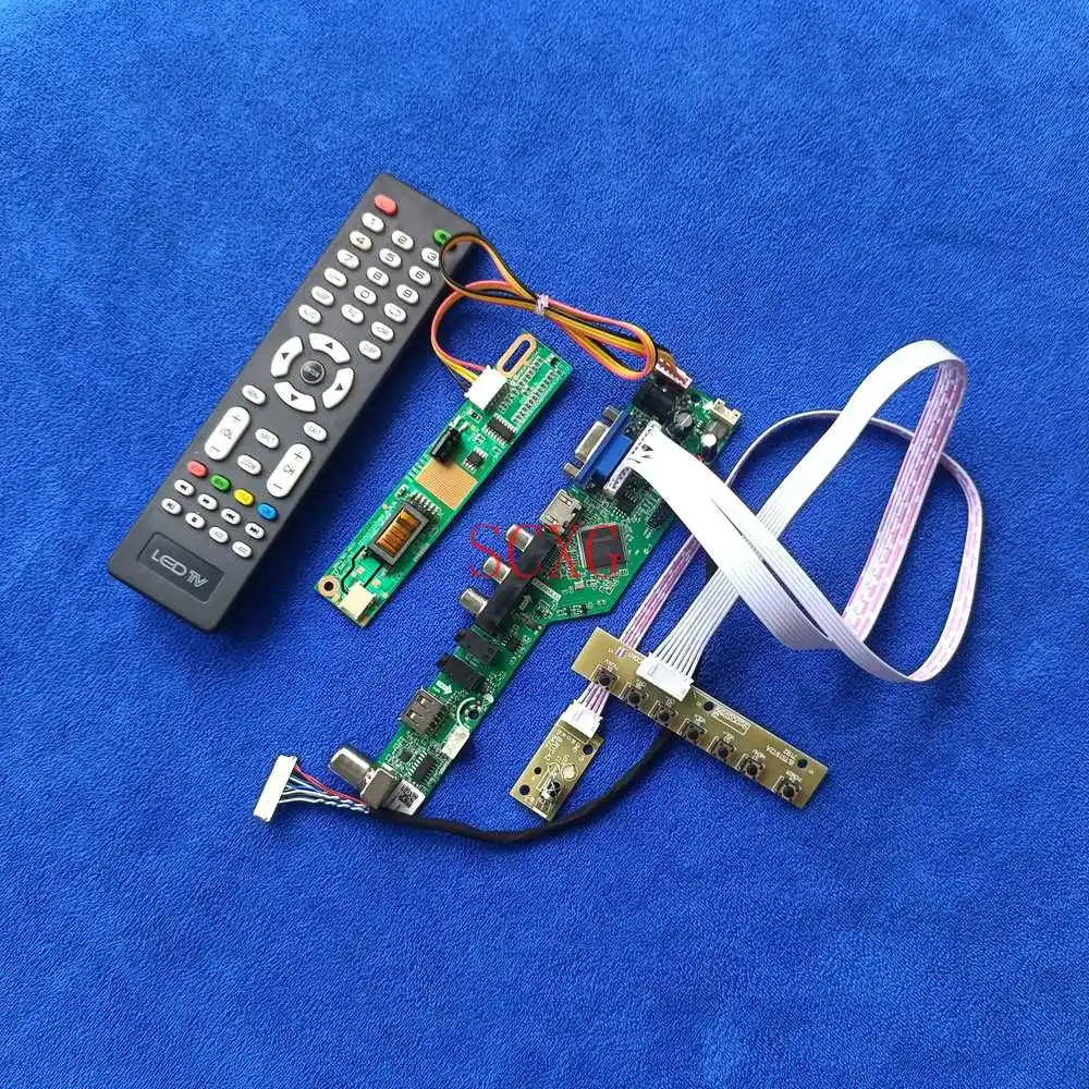 

1024*768 1CCFL Analog signal DIY KitHDMI-compatible USB VGA LVDS 20 Pin LCD matrix driver board Fit TX31D67VC1CAA/TX31D73VC1CAA