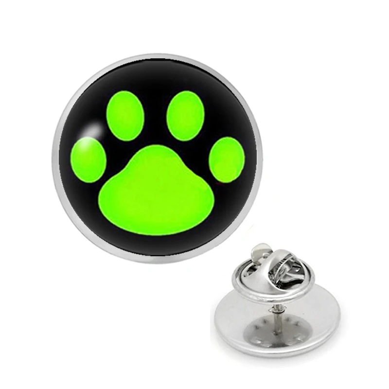 Божья коровка булавки стеклянный шар животное следа Кошачий коготь броши для