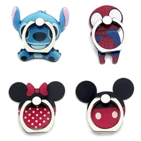 disney mickey minnie 360 rotatable ring mobile phone stand stand grip grip anime spider man stitched phone back pad stand