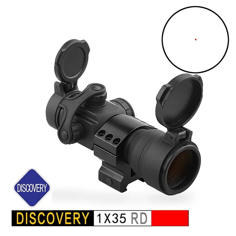 Обнаружение 1X35 RD Red Dot прицел винтовка Зрительная оптика охотничья стрельбы