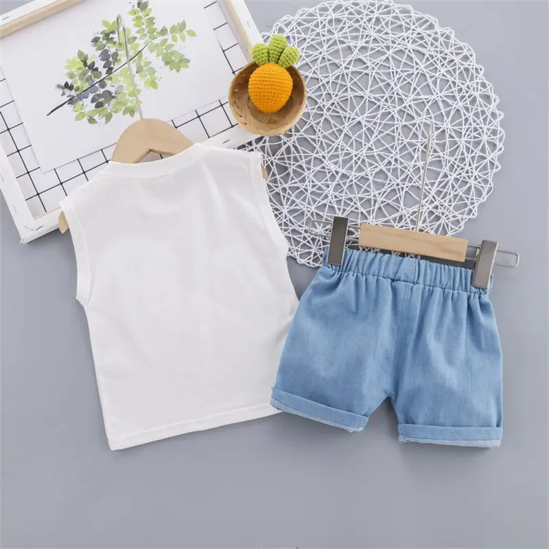 2 шт./компл. детский хлопковый топ с динозавром для мальчиков и девочек|Комплекты