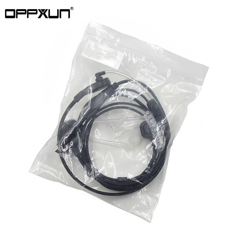

OPPXUN 10pcs for Motorola Walkie Talkie In-Ear Microphone Headset Accessories Portable CB Ham Radio EP450 CLS1410 DTR550 CP180