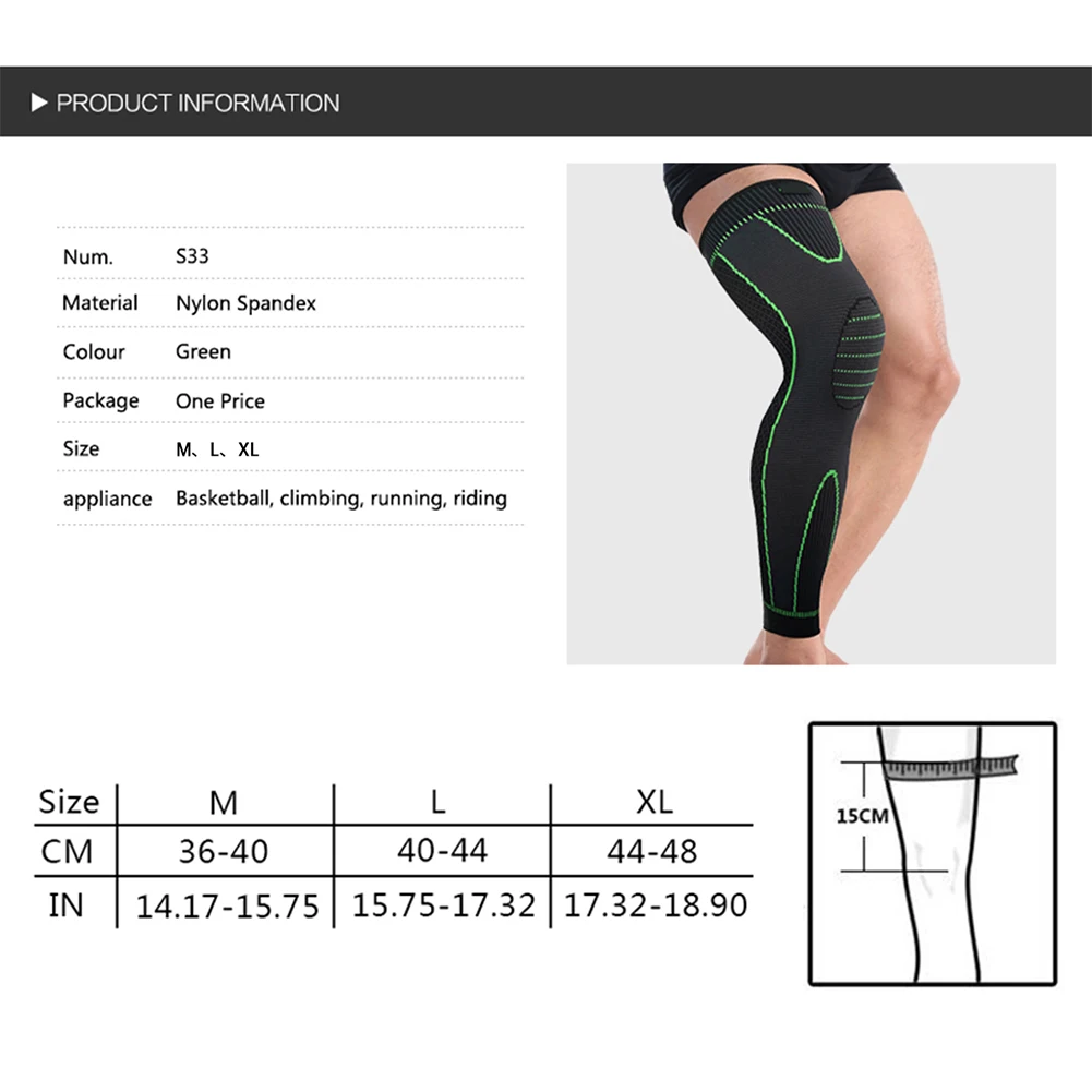

Knee Brace for Men and Women Knee Joint Compression Training Basketball Fitness Breathable Protective Knee Support
