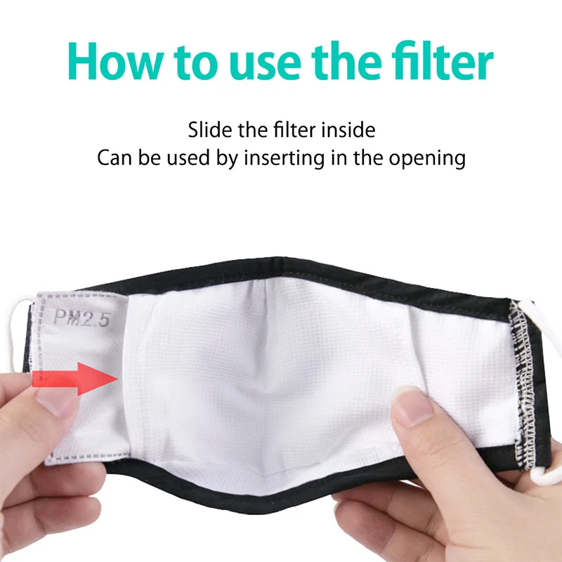 

Printing Reusable Face Mask with PM2.5 Filter Unisex Mouth-muffle Washable Breathable Face Protective Windproof Mascarillas