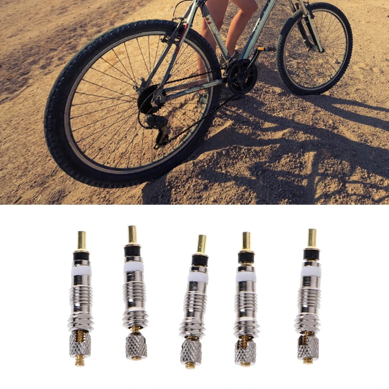 5 шт велосипед французский воздушный насос сердечник клапана съемный