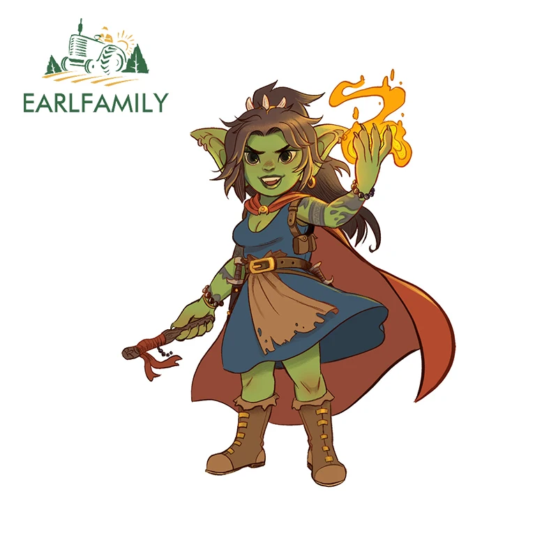 

EARLFAMILY 13 см x 10,5 см для Гоблина Gals фантастический герой забавные автомобильные наклейки устойчивые к царапинам солнцезащитные наклейки вини...