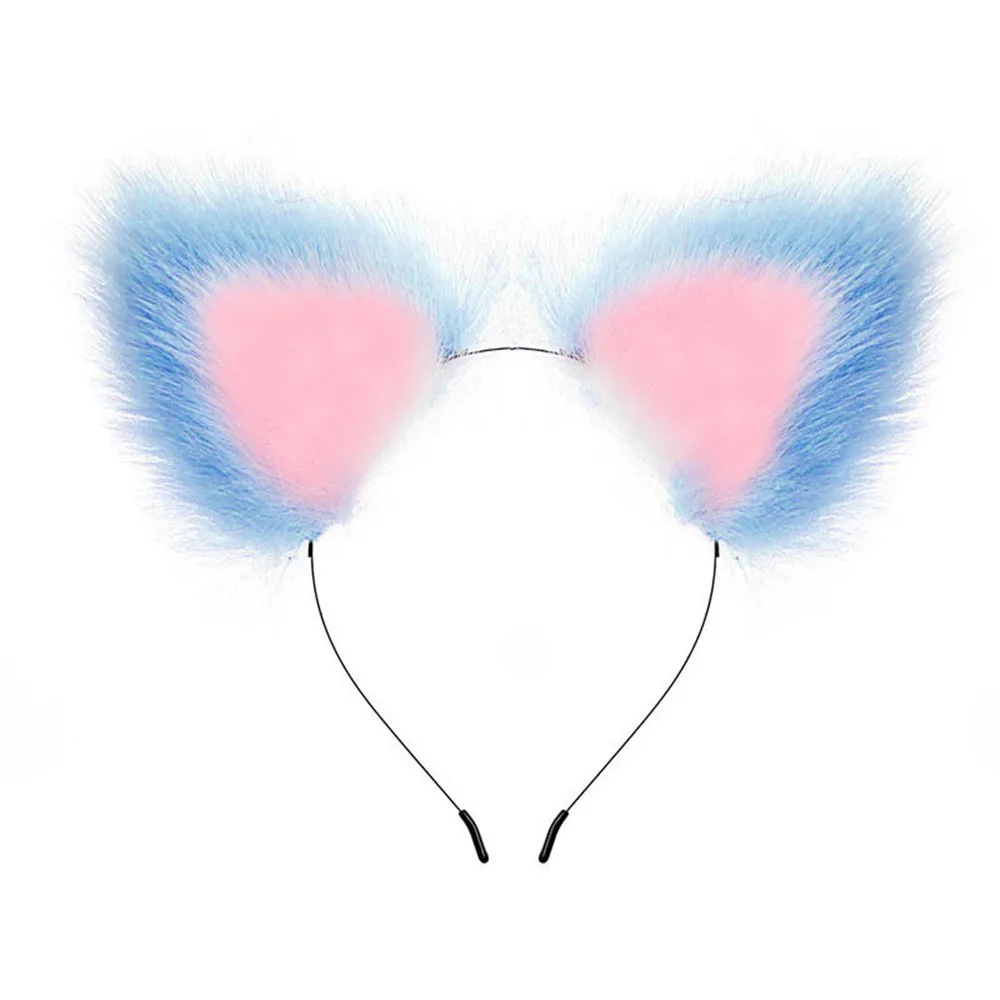 Cute Fox Tail Anal Plug Cat Ears Headbands Set Adult Games Nipple Clip Neck Collar Erotic Cosplay Sex Toys For Women XN0249 | Красота и