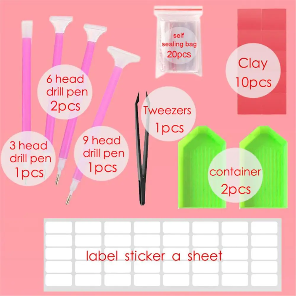 Набор многофункциональных инструменты для вышивки картин со стразами набор