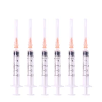 10 50pcs 2ml disposable plastic veterinary syringe with needles for pet farm animal cat dog pig cattle sheep horses 2ml