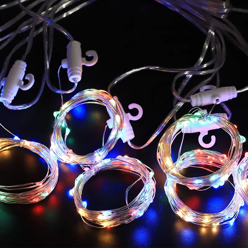 3M USB LED Curtain String Lights Garland Fairy Christmas Indoor Room Bedroom Home Decorations Navidad Decorative Light | Лампы и