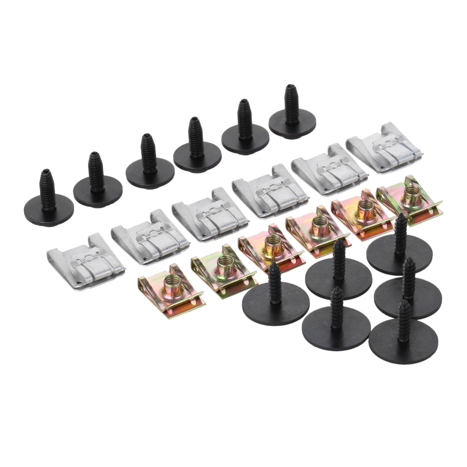 

24 Pcs Car Undertray Engine Under Cover Fixing Clips Screw Set Splashguard For Mercedes E Class W211Reference OE/OEM MC3003