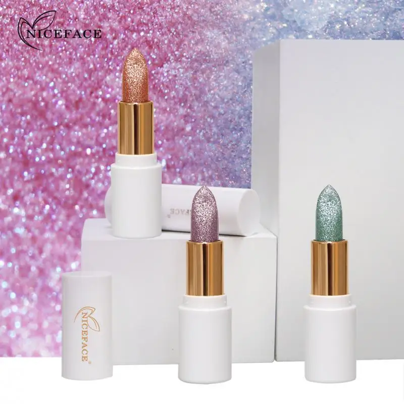 

4 Colors Slightly Shimmering Temperature-changing Lipstick Lasting Moisturizing Charm Lipstick Makeup Cosmetics Maquiagem TSLM2