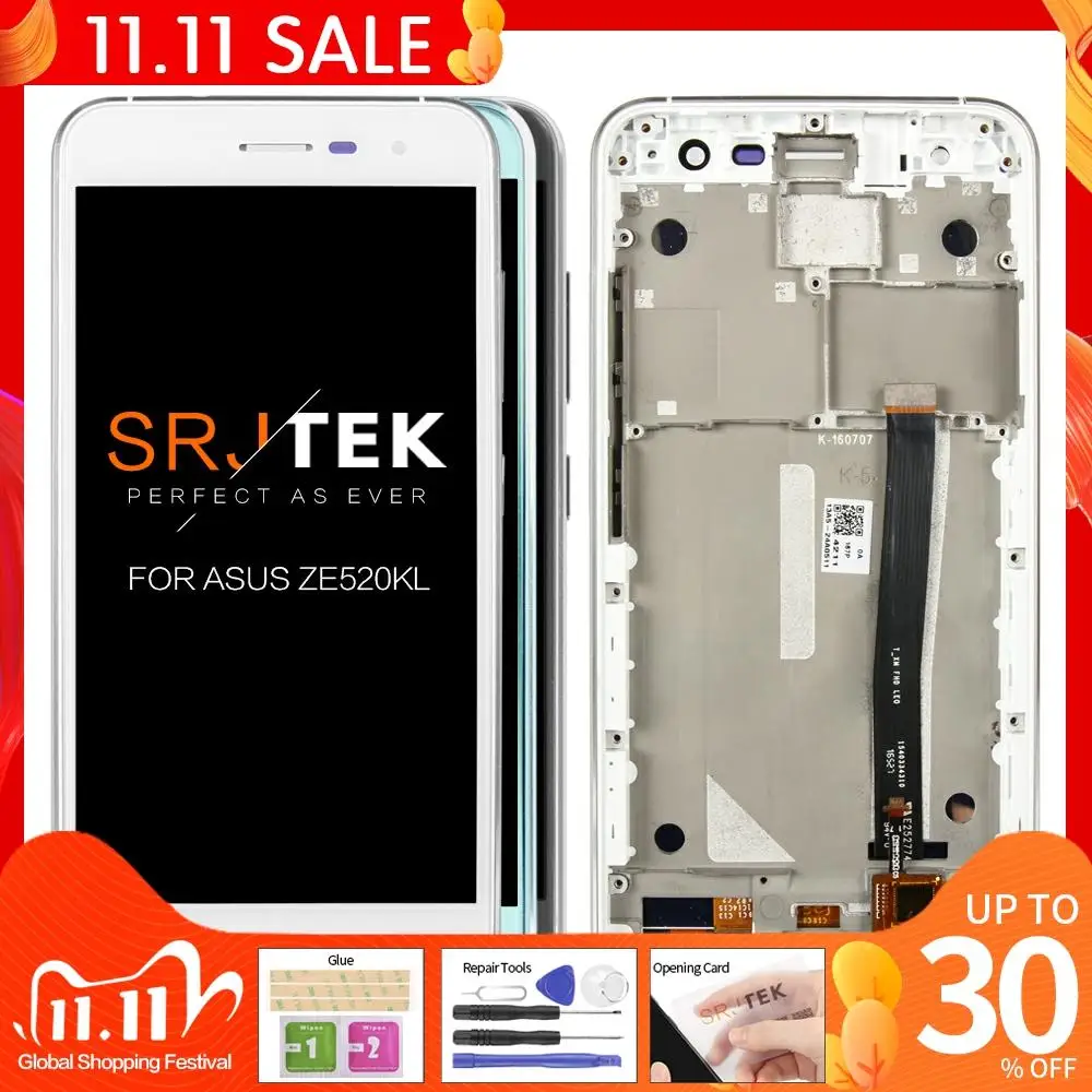 

Original LCD For ASUS Zenfone 3 ZE520KL Display Touch Screen with Frame for ASUS Zenfone 3 ZE520KL LCD Z017D Z017DA Z017DB