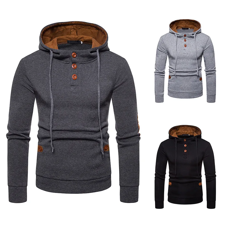 

Hoodie Men Spring Autumn Pullover Hooded Sweatshirt Men Clothes