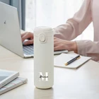 300ML400ML Портативный туристических термосов пользовательское имя Нержавеющаясталь безвоздушная бутылка Герметичная Бутылка для мальчиков подарок девушке стеклянная посуда