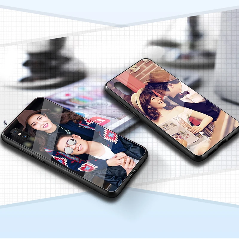 Чехол для телефона из закаленного стекла чехол с изображением на заказ Samsung Galaxy S7