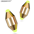 50 шт. медные свинцовые грузила в воде, Аксессуары для рыбалки, медные грузила, пуховая установка, грузила, рыболовная приманка, бронзовый поплавок, балансировочная Снасть