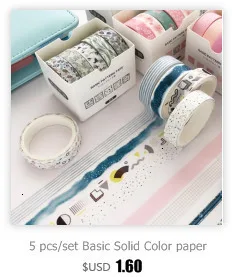 10pcs/set Happy Christmas cute Release paper tape set Lovely New Year style decorative tape bullet journal sticker kawaii