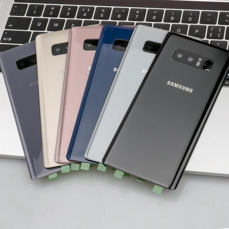 Чехол для задней аккумуляторной батареи note8 Samsung Galaxy Note 8 N950 N950F N9500 клейкий корпус +