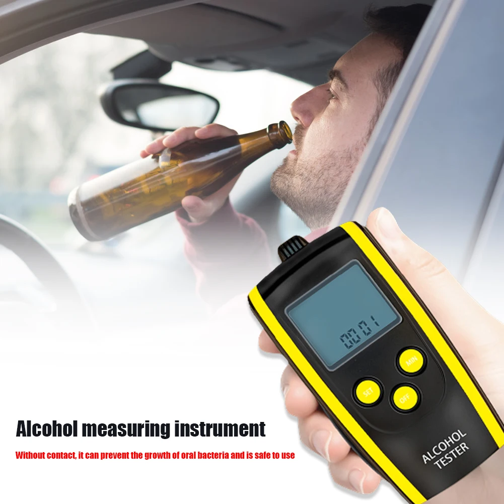 

Портативный спиртовой тестер, Бесконтактный спиртометр для определения второго объема дыхания