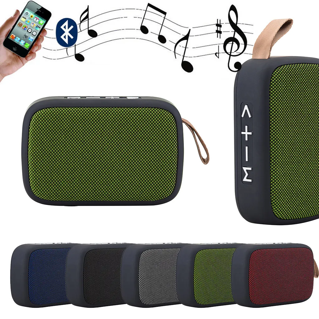 Портативная беспроводная bluetooth-колонка стереоколонка с SD картой fm-колонка для