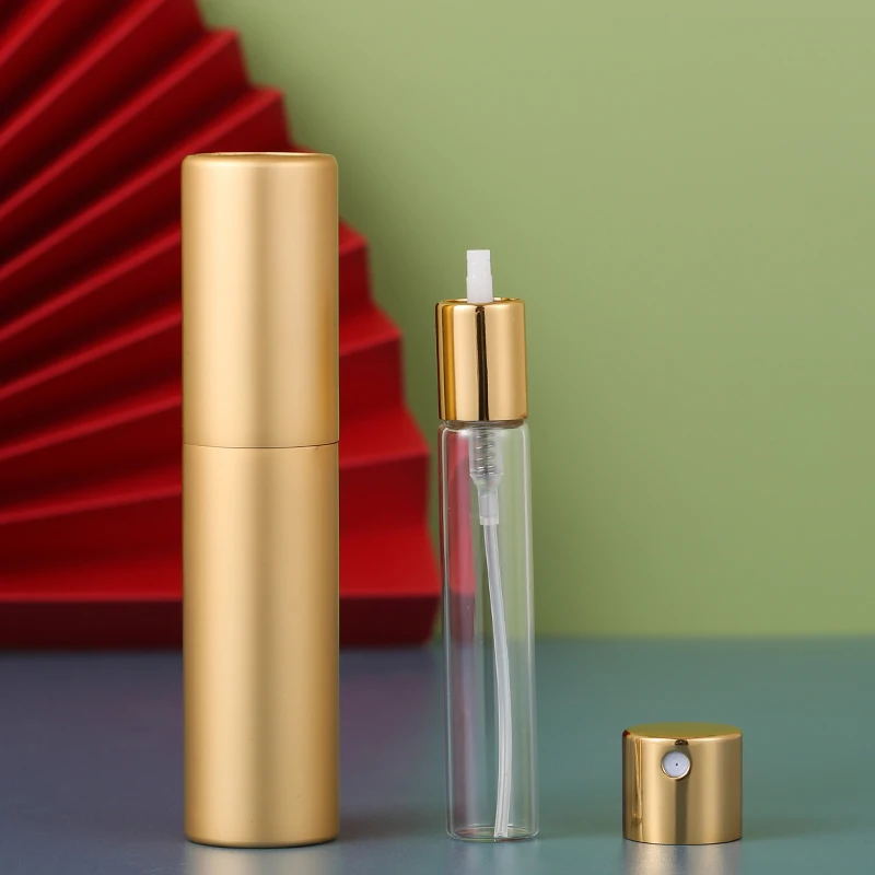 1 Pcs 5Ml 20Ml Aluminum Perfume Bottle Spray Atomizer Portable Cosmetic Can FIll Empty Glass Container Jxcaih |