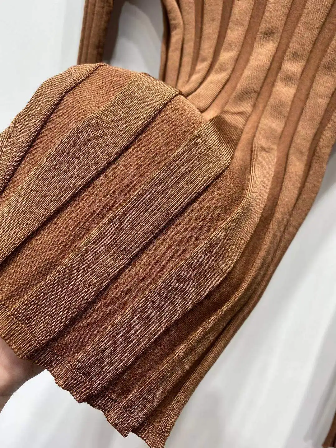 

Spring/Summer 2021 New Ring Cross Halter Striped Bottoming Long-sleeved Sweater Chic Tops