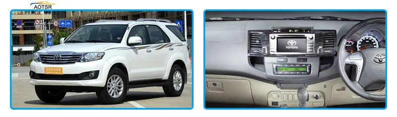 Для вертикального стиля Тесла Android 9 0 Автомобильный GPS Toyota Fortuner 2007-2015