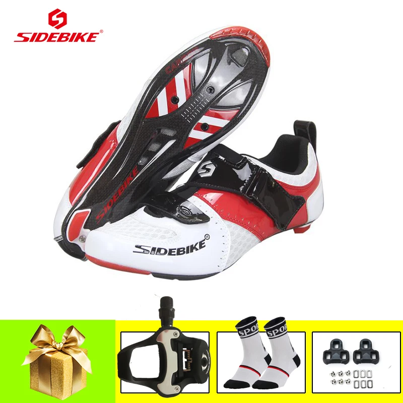 Ботинки для велоспорта из углеродного волокна профессиональные дышащие