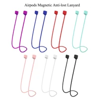 70cm anti lost magnetic headphone lanyard for airpods wireless bluetooth compatible earphone strap magnet headset string lanyard